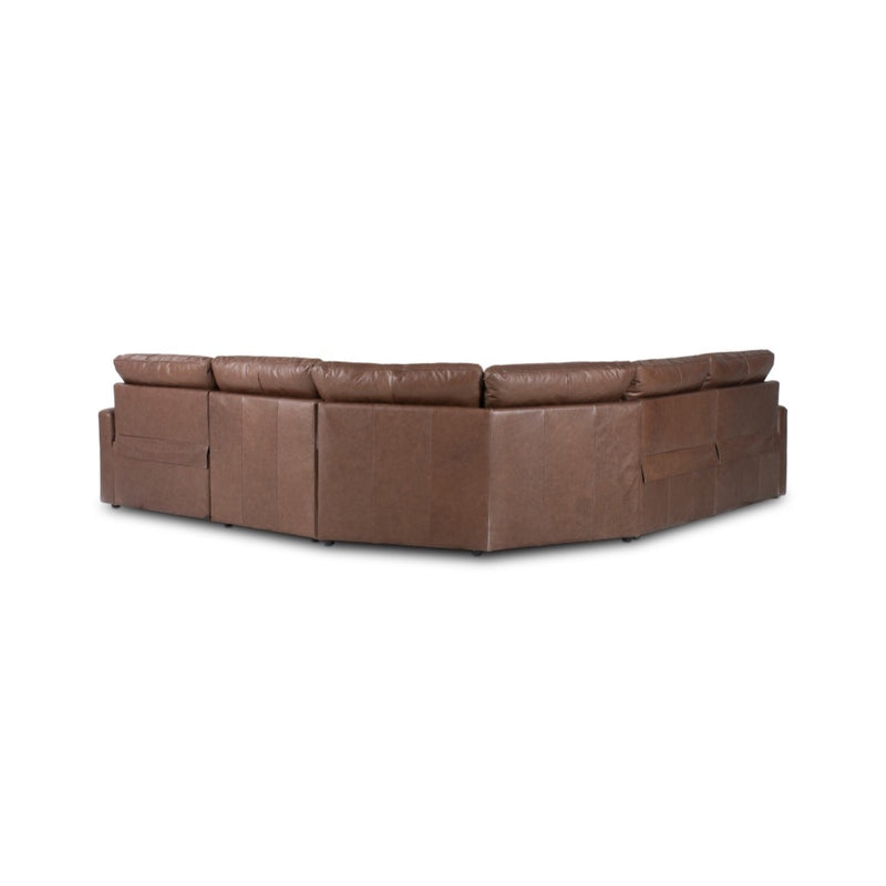 Four Hands Tillery Power Recliner 5-Piece Sectional back view