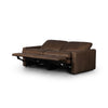 Four Hands Tillery Power Recliner 2-Piece Sectional angled reclined view