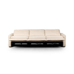 Four Hands Tillery Power Recliner 3-Piece Sectional front reclined view