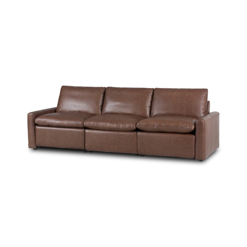 Four Hands Tillery Power Recliner 3-Piece Sectional angled view