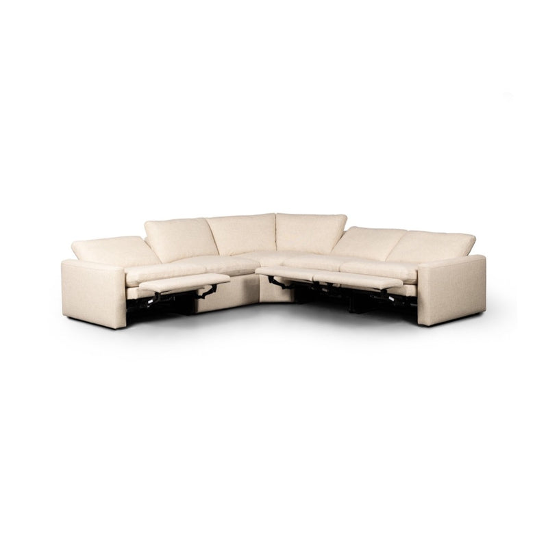 Tillery Power Recliner 5-Piece Sectional 238976-002 angled reclined view