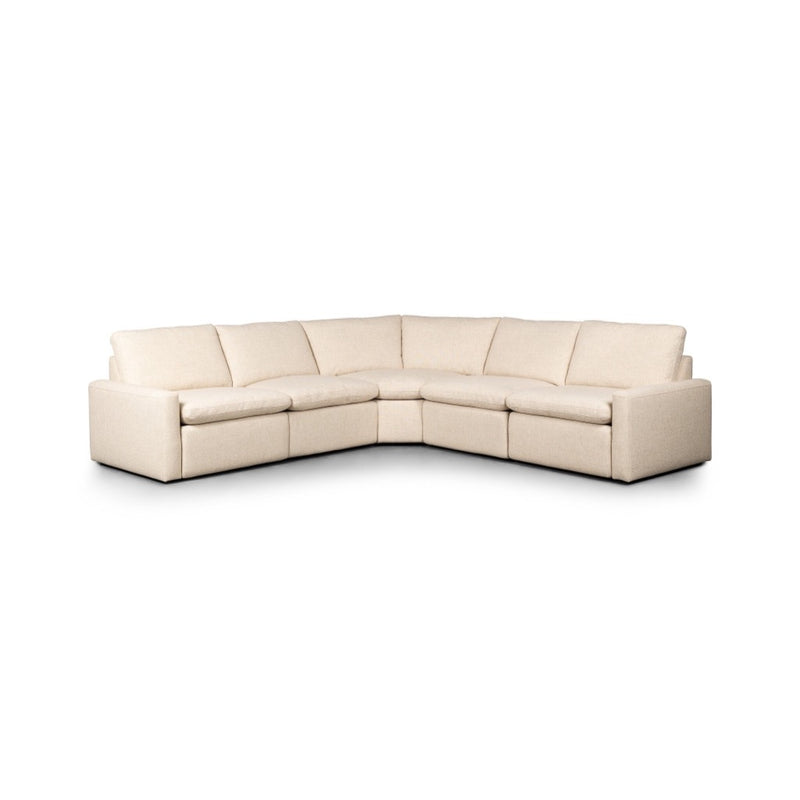 Four Hands Tillery Power Recliner 5-Piece Sectional angled view