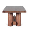 HTD Timbers Barrel 94" Dining Table side view 