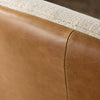 Four Hands Timeo Desk Chair leather back view 