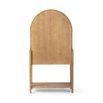 Tolle Bar Cabinet Drifted Oak Solid Back View Four Hands