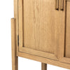 Tolle Bar Cabinet Drifted Oak Solid Front Panel Doors 234848-002