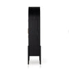Tolle Cabinet Drifted Matte Black Solid Side Voew Four Hands