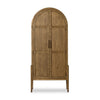 Tolle Panel Door Cabinet Drifted Oak Solid Front Facing View 234782-003