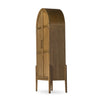 Four Hands Tolle Panel Door Cabinet Drifted Oak Solid Angled View