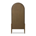 Four Hands Tolle Panel Door Cabinet Drifted Oak Solid Back View