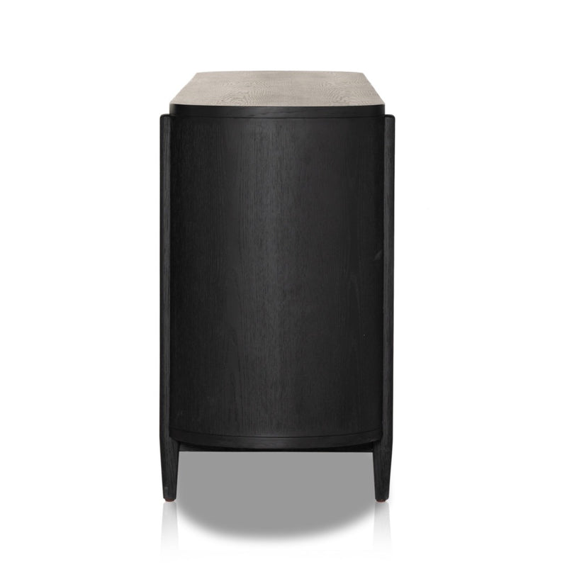 Tolle Sideboard Drifted Matte Black Side View 234883-001