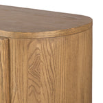 Four Hands Tolle Sideboard Drifted Oak Solid Curved Top