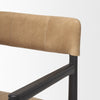 Mercana Toni Dining Chair leather backrest view 