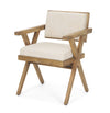 Mercana Topanga Dining Arm Chair angled view 
