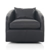Topanga Swivel Chair Heirloom Black Front Facing View 106008-020