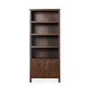 Torrington Bookcase Umber Oak Veneer Front View 238143-001