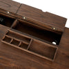 Torrington Desk Umber Oak Storage Compartments 238144-001