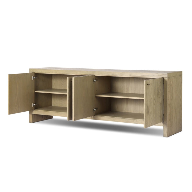 Four Hands Torrington Sideboard view of shelves