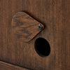 Four Hands Torrington Sideboard Umber Oak Veneer Cord Management Detail