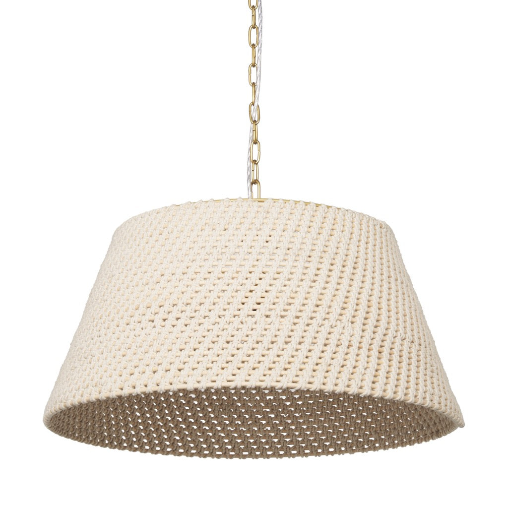 Mercana Tosha Drum Pendant Light front view 