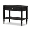 Toulouse Oak Nightstand Distressed Black Angled View 231968-002