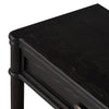 Toulouse Oak Nightstand Distressed Black Rounded Edge Detail 231968-002
