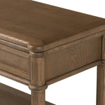 Toulouse Nightstand Toasted Oak Rounded Edge Detail Four Hands
