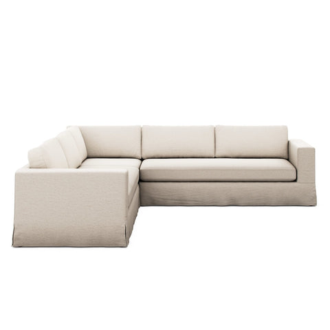Four Hands Tovana 3 Piece Sectional - Crypton Nomad Snow