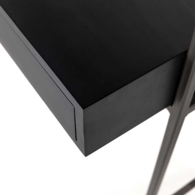 Trey Modular Wall Desk Black Wash Poplar Corner Desk Detail 223961-002