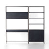 Trey Modular Wall Desk With 1 Bookcase 228709-002 back view