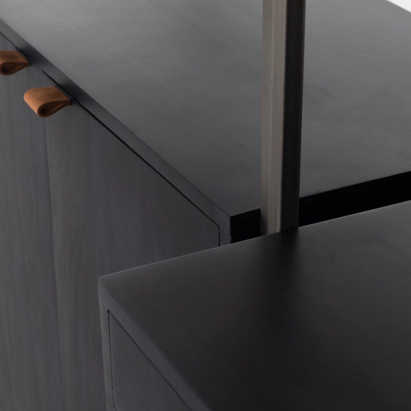 Trey Modular Wall Desk With 1 Bookcase 228709-002 cabinetry view