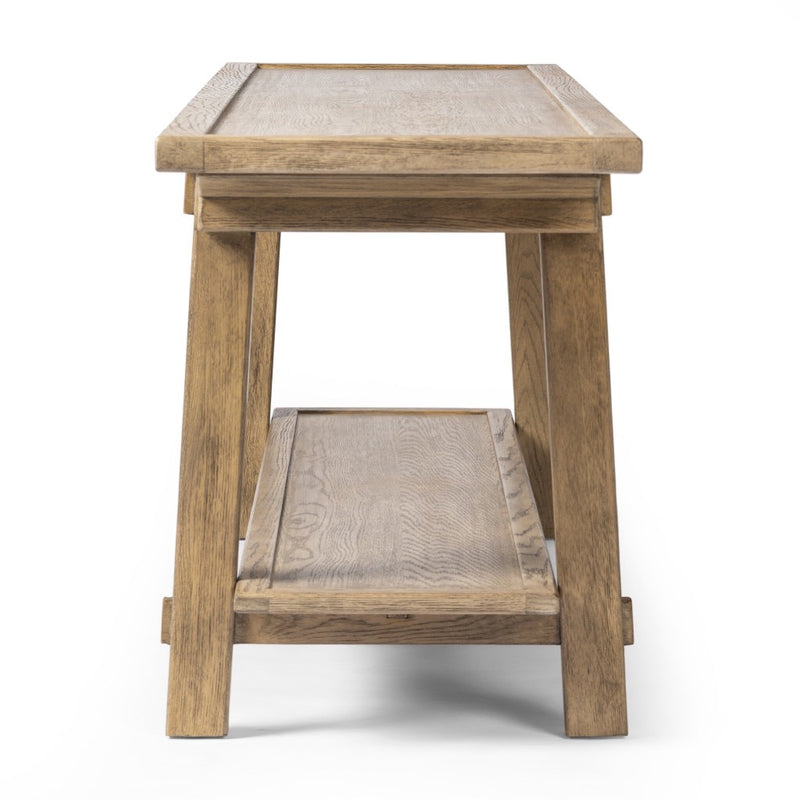 Four Hands Trinity Console Table side view 
