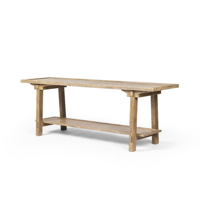 Four Hands Trinity Console Table angled view 