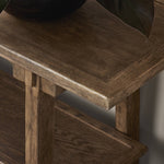 Four Hands Trinity Console Table staged corner view 