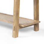 Four Hands Trinity Console Table leg view 