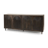 Mercana Tucker Sideboard Dark Brown Angled View 69955