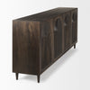 Mercana Tucker Sideboard Dark Brown Angled Side View 69955
