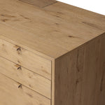 Four Hands Tula Executive Desk corner view 