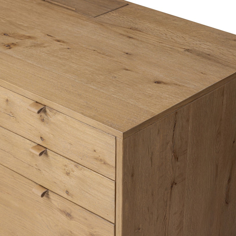Four Hands Tula Executive Desk corner view 