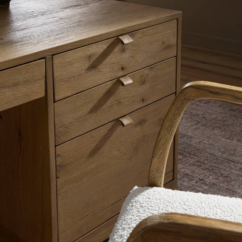 Tula Executive Desk 248280-001 staged drawer view 
