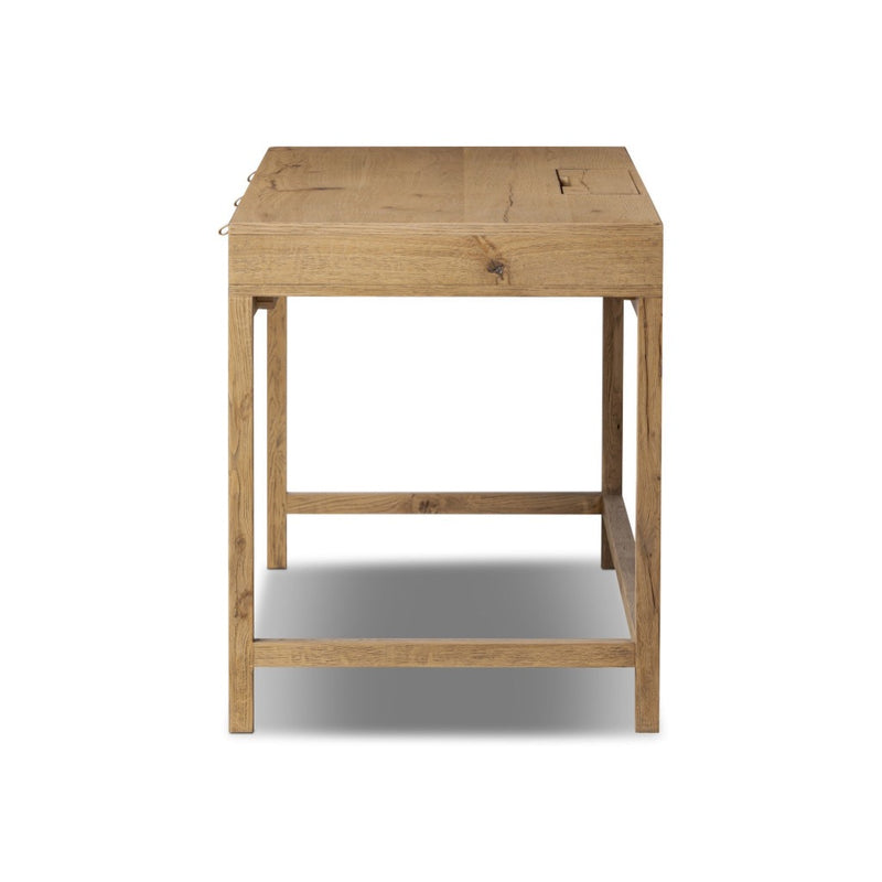 Four Hands Tula Writing Desk side view 