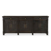Turin 100" Sideboard FTUR-SB100DB front view 