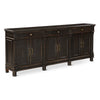 Home Trends and Design Turin 100" Sideboard angled view 