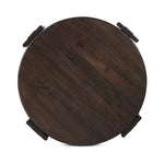 Two Tier Coffee Table Matte Brown Neem Top View