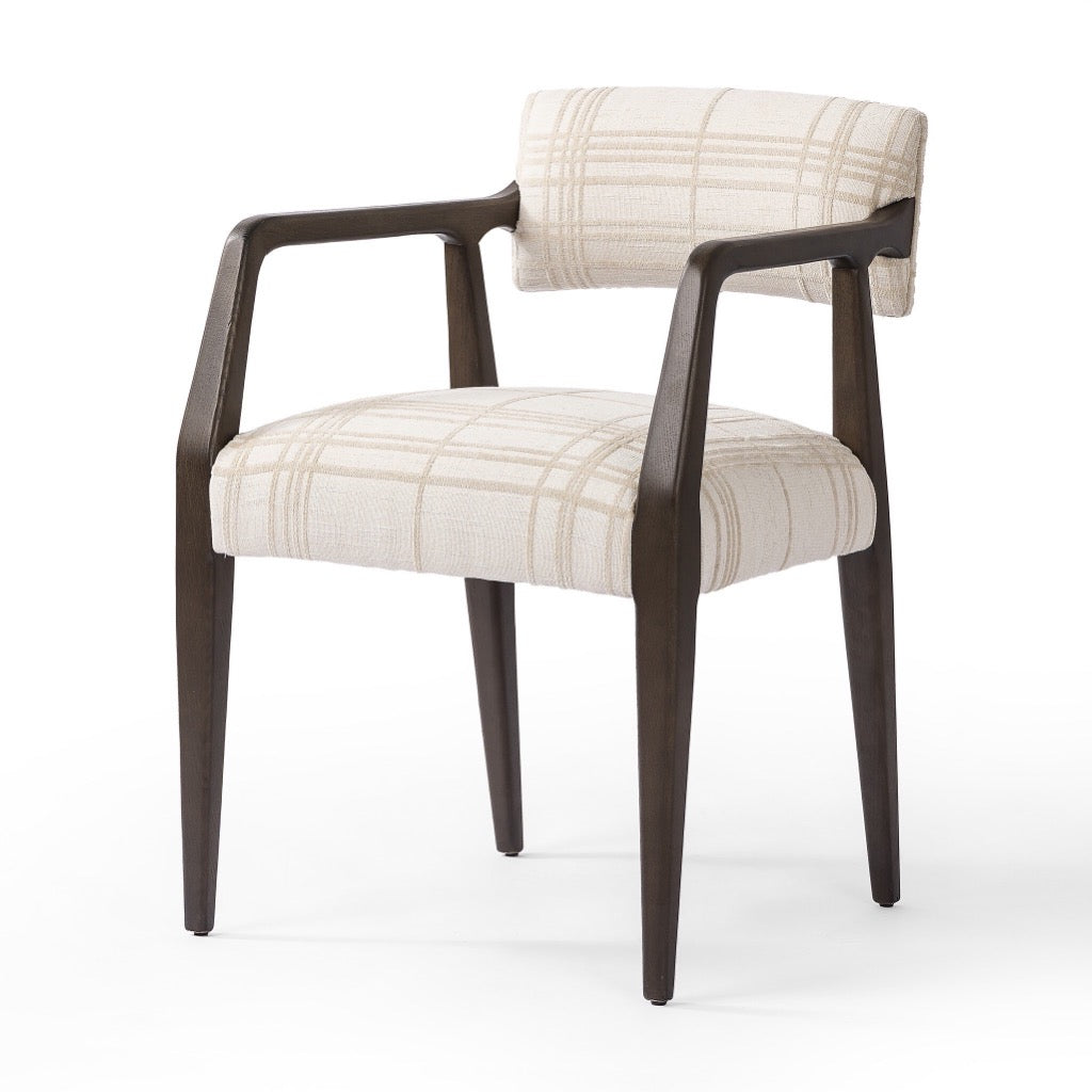 Four Hands Tyler Dining Armchair angled view 