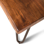 Vail Live Edge Coffee Table Top Live Edge Corner Detail FVL-CT54WN