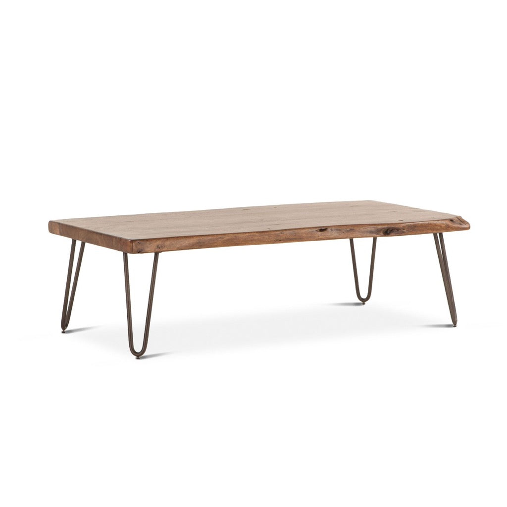 Vail Live Edge Coffee Table Angled View Four Hands