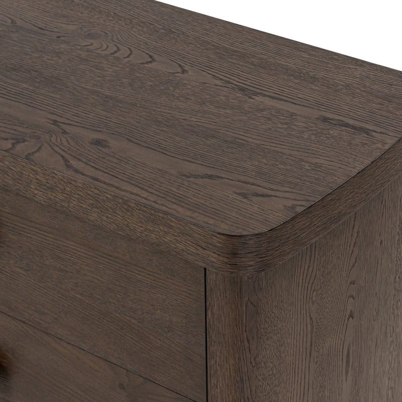 Valen 6 Drawer Dresser 244511-002 top corner view
