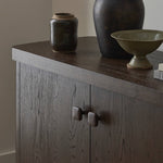 Four Hands Valen Sideboard staged door handle view