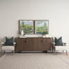 Mercana Varenna Sideboard Dark Brown Staged View 71012